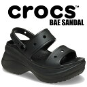 【クロックス ベイ サンダル ブラック】crocs BAE SANDAL BLACK 206749-001