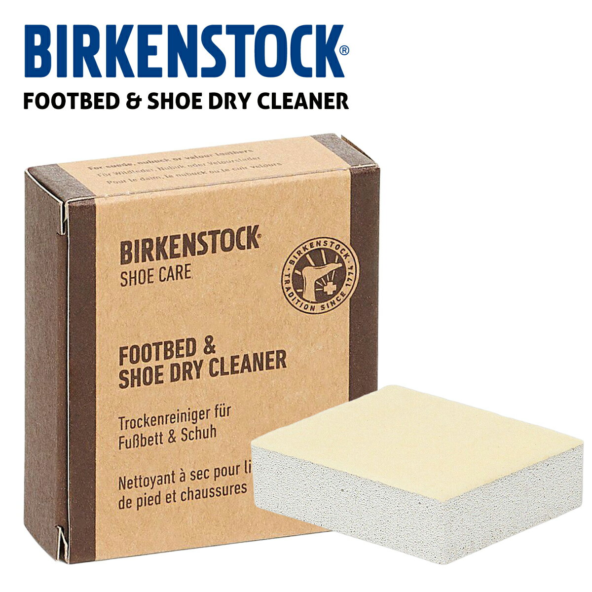 【ビルケンシュトック フットベッド アンド シュー ドライ クリーナー】BIRKENSTOCK FOOTBED & SHOE DR..