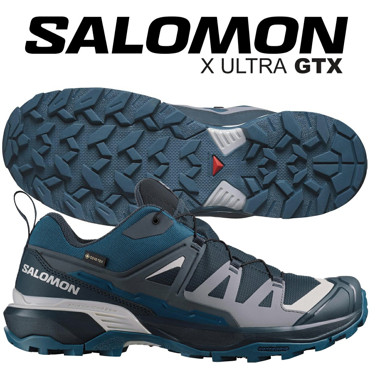 【サロモン X ウルトラ 360 ゴアテックス カーボン インディアインク ディープダイブ】SALOMON X ULTRA..