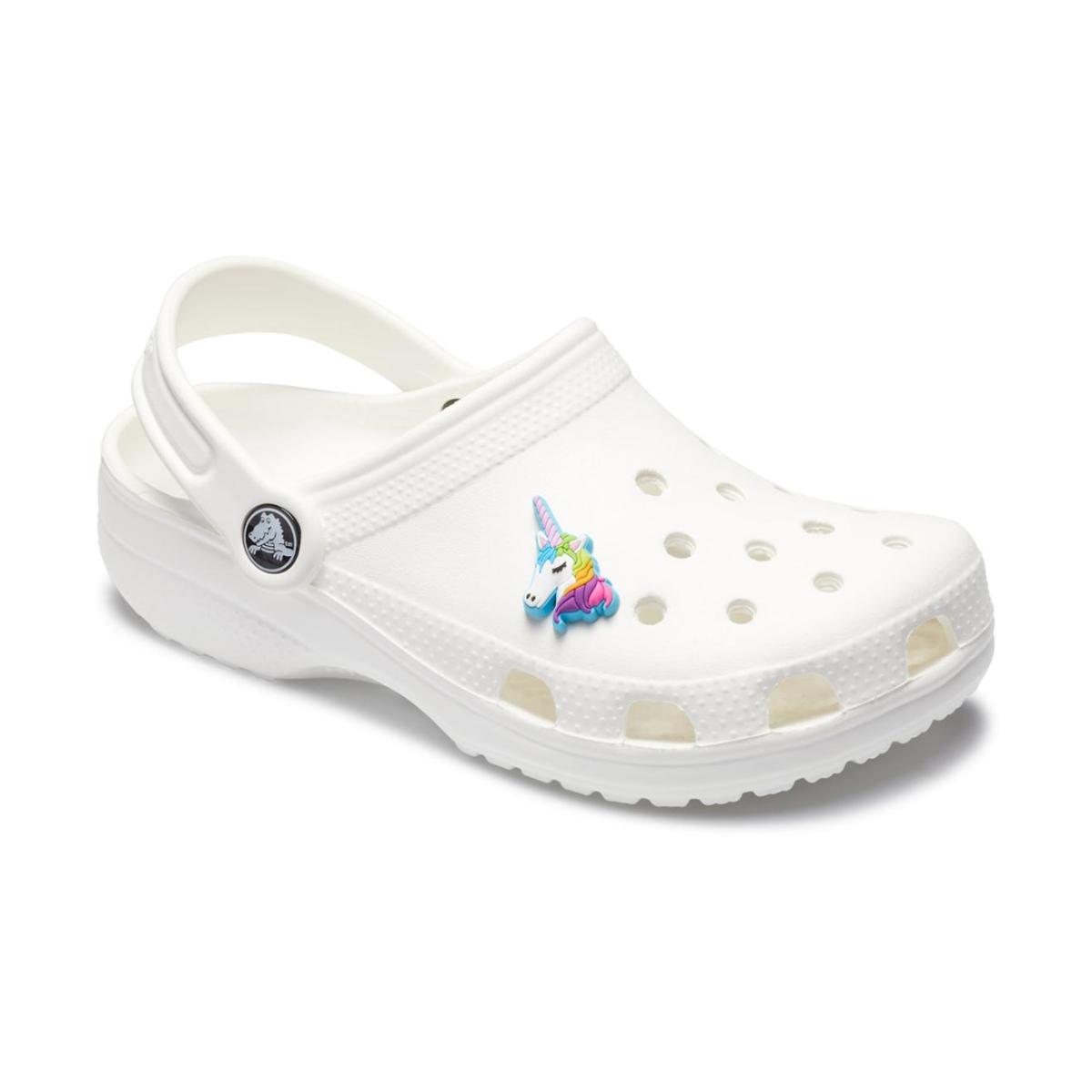 [最短即日発送!! & お得なクーポン!!] 【クロックス ジビッツ ユニコーン】crocs J...