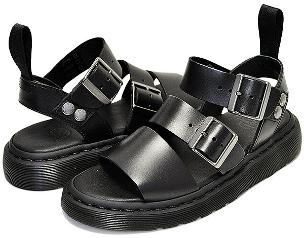 楽天LTD SPORTS ONLINE STOREお得な割引クーポン発行中!!【あす楽 対応!!】【ドクターマーチン サンダル】Dr.Martens GRYPHON STRAP SANDAL blk 15695001