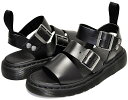 お得な割引クーポン発行中 【あす楽 対応 】【ドクターマーチン サンダル】Dr.Martens GRYPHON STRAP SANDAL blk 15695001