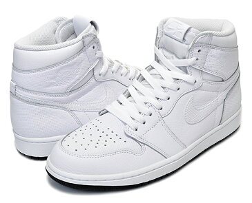 最大2,000円OFFクーポン発行中!!【あす楽 対応!!】【ナイキ スニーカー ジョーダン】NIKE AIR JORDAN 1 RETRO HIGH OG white/black-wht