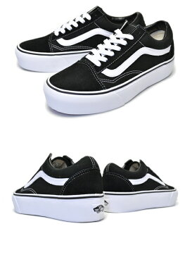 お得な割引クーポン発行中!!【あす楽 対応!!】【バンズ スニーカー オールドスクール プラットフォーム】VANS OLD SKOOL Platform black/white【厚底 スニーカー JAZZ ブラック ホワイト】