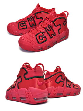 お得な割引クーポン発行中!!【ナイキ エアモアアップテンポ シカゴ】NIKE AIR MORE UPTEMPO CHI QS　university red/university red【スニーカー モアテン レッド シティーパック クイックストライク】