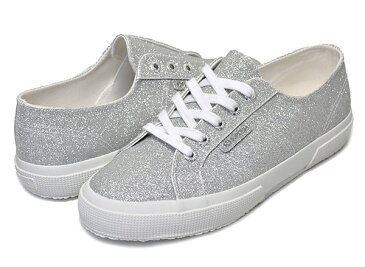 【スペルガ スニーカー】SUPERGA 2750 MICROGLITTERW GREY SILVER　【レディース シルバー 銀 グリッター 靴 シューズ】【S00C1P0-031】