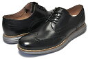 お得な割引クーポン発行中!!COLE HAAN ORIGINAL GRAND SHORT WINGTIP OXFORD black/ironstone c26470 メンズ 靴 走れる ビジネスシューズ カジュアル ドレス 革靴