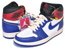 お得な割引クーポン発行中!!【あす楽 対応!!】【ナイキ エアジョーダン 1 ハイ ユニオン】NIKE AIR JORDAN 1 RETRO HI NRG / UNION white/storm blue-varsity red