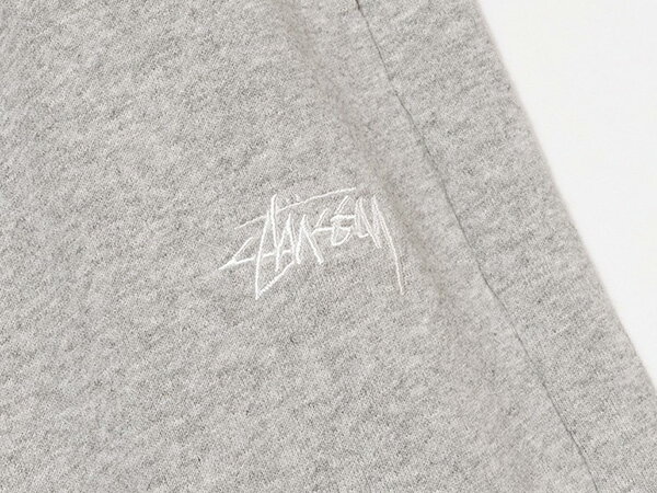 お得な割引クーポン発行中!!【あす楽 対応!!】【ステューシー フリースパンツ】STUSSY STOCK FLEECE PANT GREY HEATHER 116375 スウェットパンツ グレー