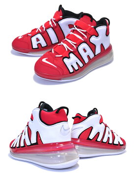 お得な割引クーポン発行中!!【ナイキ エア モアアップテンポ 720】NIKE AIR MORE UPTEMPO 720 QS 2 university red/white-black cj3662-600 スニーカー メンズ モアテン レッド