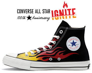 お得な割引クーポン発行中!!【あす楽 対応!!】【コンバース オールスター 100 ハイ】CONVERSE ALL STAR 100 IGNT HI 31300370 1cl507 BLACK IGNITE イグナイト スニーカー CT 70 100周年 リアクト ファイヤー フレイム 炎