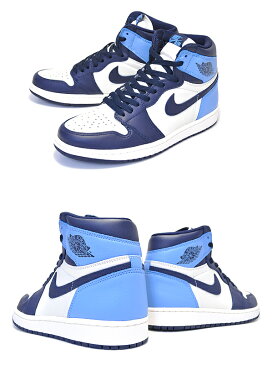 お得な割引クーポン発行中!!【ナイキ エアジョーダン 1 ハイ OG】NIKE AIR JORDAN 1 HI OG sail/obsidian-unibersity blue 555088-140 スニーカー AJ1 オブシディアン