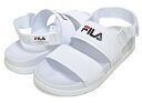 お得な割引クーポン発行中!!【あす楽 対応!!】【フィラ ソフト ドリフター サンダル】FILA SOFT DRIFTER SD White/White/White 1sm01580d-100 レディース ストラップ 軽量 クッション ホワイト