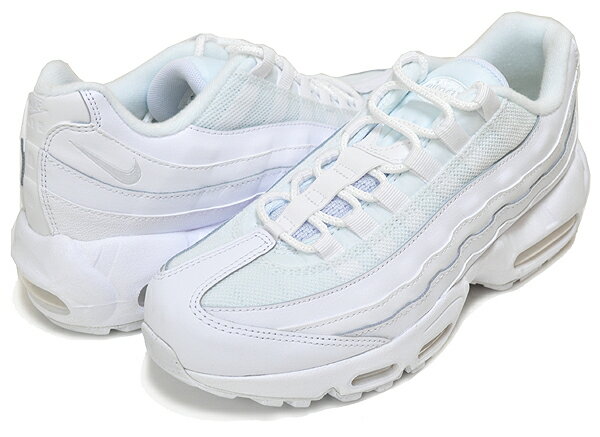 お得な割引クーポン発行中 【あす楽 対応 】【ナイキ エアマックス 95 リクラフト ガールズ】NIKE AIR MAX 95 RECRAFT(GS) white/white-wht-wht cj3906-100 レディース ホワイト スニーカー AM95 白