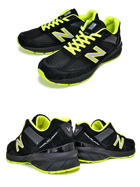 お得な割引クーポン発行中!!【あす楽 対応!!】【ニューバランス M990 V5】NEW BALANCE M990BY5 MADE IN U.S.A. Width:D スニーカー メンズ BLACK YELLOW ブラック イエロー ワイズ D