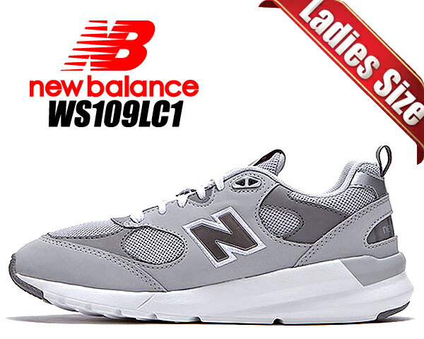 お得な割引クーポン発行中!!【あす楽 対応!!】【ニューバランス ウィメンズ 109】NEW BALANCE WS109LC1 GRAY width B グレー ホワイト レディース スニーカー 軽量 メッシュ 韓国ファッション