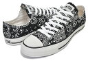 お得な割引クーポン発行中 【あす楽 対応 】【コンバース オールスター バンダナ オックス】CONVERSE ALL STAR BANDANA OX BLACK 31305800 1sc824 ブラック ローカット スニーカー ローカット LONG VACATION