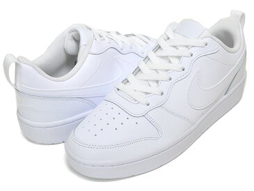 お得な割引クーポン発行中!!【あす楽 対応!!】【ナイキ コート バーロウ ロー 2 ガールズ】NIKE COURT BOROUGH LOW 2(GS) white/white-wht bq5448-100 レディース スニーカー ホワイト 白