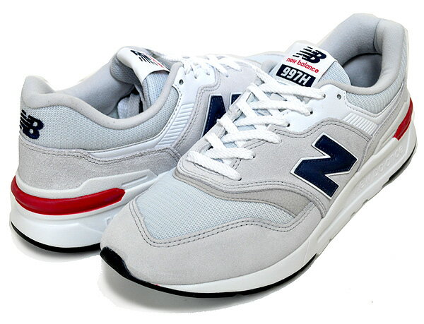 お得な割引クーポン発行中!!【あす楽 対応!!】【ニューバランス CM997H】NEW BALANCE CM997HSF width D ホワイト スニーカー メンズ ホワイト ネイビー レッド ウィズ D