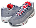 お得な割引クーポン発行中 【あす楽 対応 】【ナイキ エアマックス 95】NIKE AIR MAX 95 cement grey/thunder blue db0250-001 スニーカー AM95 グレー ネイビー レッド