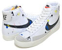 お得な割引クーポン発行中 【あす楽 対応 】【ナイキ ブレザー ミッド 77】NIKE BLAZER MID 77 SPLATTER white/black-wht-sail dc7331-100 スプラッター スニーカー ホワイト ブラック VINTAGE