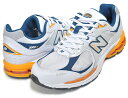 お得な割引クーポン発行中!!NEW BALANCE M2002RLA WHITE/LAGOON width D ホワイト ラグーン オレンジ スニーカー