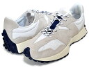 お得な割引クーポン発行中!!【あす楽 対応!!】【ニューバランス 327】NEW BALANCE MS327RF1 Width D WHITE ホワイト ベージュ スニーカー