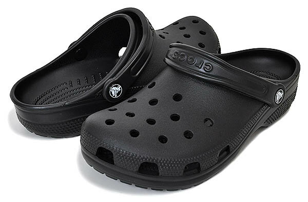 お得な割引クーポン発行中!!【あす楽 対応!!】【クロックス クラシック】CROCS CLASSIC BLACK 10001-001 ブラック サンダル クロッグ 黒 サンダル つっかけ