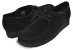 お得な割引クーポン発行中!!【あす楽 対応!!】【クラークス ウィメンズ ワラビー】CLARKS W WALLABEE BLACK SUEDE 26155522 ブラック スウェード レディース スエード