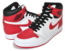 お得な割引クーポン発行中!!NIKE AIR JORDAN 1 HIGH OG HERITAGE white/university red-black 555088-161 ヘリテージ スニーカー AJ1 ホワイト ユニバーシティレッド ブラック