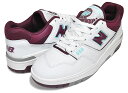 楽天LTD SPORTS ONLINE STOREお得な割引クーポン発行中!!【あす楽 対応!!】【ニューバランス 550】NEW BALANCE BB550WBG width D スニーカー ホワイト バーガンディ バスケットボール コートシューズ