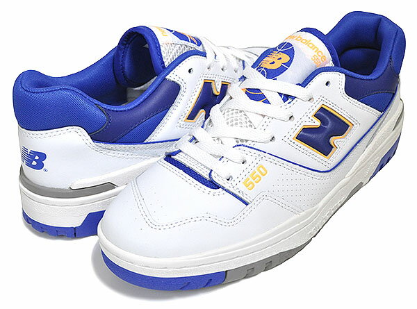 お得な割引クーポン発行中!!NEW BALANCE BB550WTN width 2E White Infinity Blue Lakers スニーカー レイカーズ ホワイト ブルー バスケットボール コートシューズ