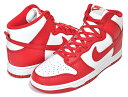 お得な割引クーポン発行中!!NIKE DUNK HI RETRO white/university red dd1399-106 スニーカー ユニバーシティレッド