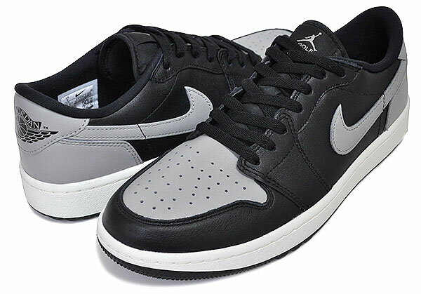 お得な割引クーポン発行中!!【あす楽 対応!!】【ナイキ エアジョーダン 1 ロー ゴルフ】NIKE AIR JORDAN 1 LOW GOLF SHADOW black/medium grey-sail dd9315-001 ゴルフシューズ AJ1 ローカット ブラック グレー シャドー