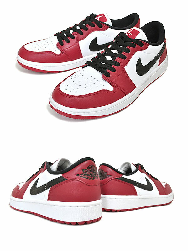 お得な割引クーポン発行中!!【あす楽 対応!!】【ナイキ エアジョーダン 1 ロー ゴルフ】NIKE AIR JORDAN 1 LOW GOLF CHICAGO varsity red/black-white dd9315-600 ゴルフシューズ AJ1 ローカット シカゴ BULLS