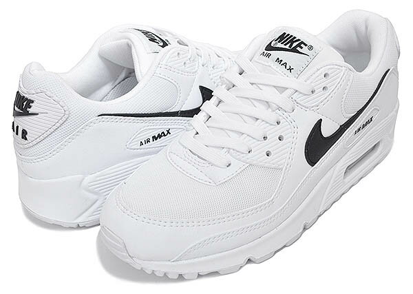 お得な割引クーポン発行中 【あす楽 対応 】【ナイキ ウィメンズ エアマックス 90】NIKE WMNS AIR MAX 90 white/black-wht dh8010-101 レディース スニーカー AM90 ホワイト ブラック MOVE TO ZERO