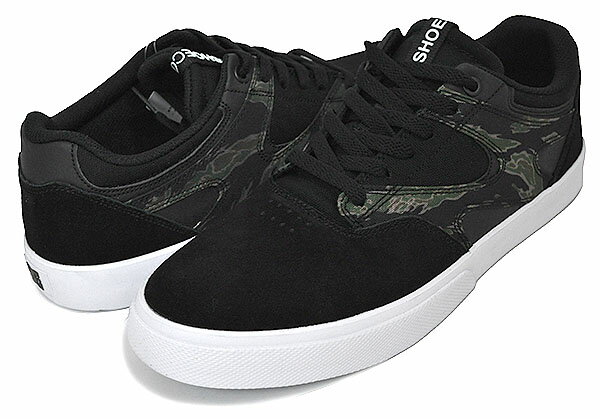 お得な割引クーポン発行中!!【あす楽 対応!!】【ディーシーシューズ カリス バルク SE】DC SHOES KALIS VULC SE BLACK/CAMO dm201007-blo ADYS300572 スニーカー タイガーカモ カモフラ ブラック スケート ヴァルカナイズ