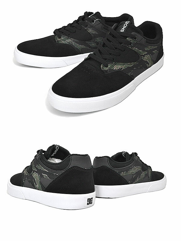 お得な割引クーポン発行中!!【あす楽 対応!!】【ディーシーシューズ カリス バルク SE】DC SHOES KALIS VULC SE BLACK/CAMO dm201007-blo ADYS300572 スニーカー タイガーカモ カモフラ ブラック スケート ヴァルカナイズ