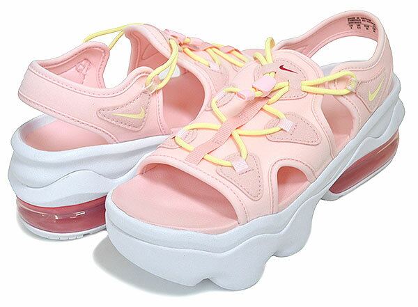 お得な割引クーポン発行中!!【ナイキ ウィメンズ エアマックス ココ サンダル】NIKE WMNS AIR MAX KOKO SANDAL atmosphere/citron tint-white dv0759-610 レディース スニーカー サンダル スポーツ 厚底 ピンク イエロー