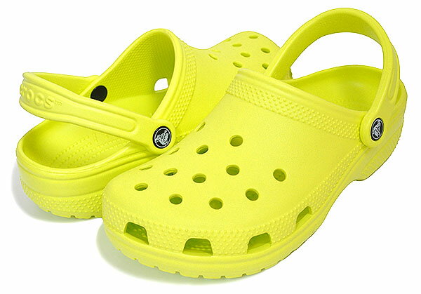 お得な割引クーポン発行中!!【あす楽 対応!!】【クロックス クラシック レディース】crocs CLASSIC CITRUS 10001-738 シトラス イエロー サンダル