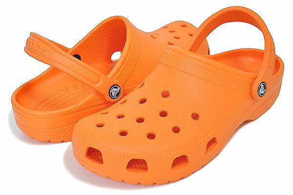 お得な割引クーポン発行中 【あす楽 対応 】【クロックス クラシック クロッグ】crocs CLASSIC ORANGE ZING 10001-83a オレンジジンク ミュール ユニセックス サンダル