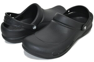 お得な割引クーポン発行中!!【あす楽 対応!!】【クロックス ビストロ】crocs BISTRO BLACK 10075-001 ブラック コック ドクター ナース ワークシューズ サンダル ミュール クロッグ