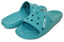 クロックス お得な割引クーポン発行中!!【あす楽 対応!!】【クロックス クラシック スライド】crocs CLASSIC CROCS SLIDE TURQ TONIC 206121-4st ターコイズ トニック サンダル レディース クロスライト 軽量