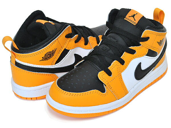 ʳݥȯ!!ڤ б!!ۡڥʥ 硼 1 ߥå ȥɥ顼NIKE JORDAN 1 MID (TD) taxi/black-white 640735-701 å ˡ AJ1 