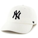 お得な割引クーポン発行中!【フォーティーセブン ヤンキース クリーンナップ キャップ】47Brand Yankees Home 47 CLEAN UP WHIT...