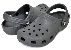 お得な割引クーポン発行中!!【あす楽 対応!!】【クロックス クラシック クロッグ】crocs CLASSIC CLOG SLATE GREY 10001-0da スレートグレー ミュール ユニセックス サンダル