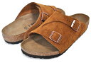 お得な割引クーポン発行中!!BIRKENSTOCK ZURICH BS (REGULAR FIT) MINK 1023842 ミンク スエードレザー ベルト サンダル レギュラー