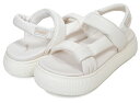 お得な割引クーポン発行中!!PUMA SUEDE MAYU SUMMER WNS PRISTINE-WARM WHITE 383379-07 レディース EVA 厚底ソール ストラップ 軽量