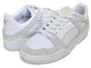 お得な割引クーポン発行中!!PUMA SLIPSTREAM PREMIUM PUMA WHITE-VAPOR GREY 390116-01 ホワイト スニーカー SKYLX ANTISHOCKSYSTEM スウェード