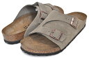 お得な割引クーポン発行中!!BIRKENSTOCK ZURICH BS (REGULAR FIT) TAUPE 50461 トープ スエードレザー ベルト サンダル レギュラー